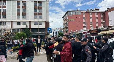 Iğdır'da kritik maç öncesi gerginlik: Taraftarlar arasında arbede
