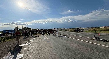 Iğdır'da otomobilin çarptığı motosiklet sürücüsü hayatını kaybetti