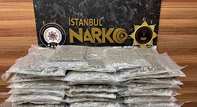 İstanbul'da uyuşturucu operasyonu: 58 kilo gram skunk ele geçirildi