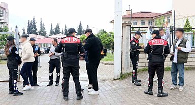 Kahramanmaraş'ta okul önlerinde sıkı denetim