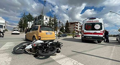 Karaman'da motosiklet kazası: 1 yaralı