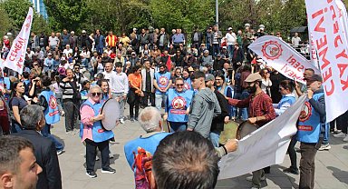 Kayseri'de 1 Mayıs halaylarla kutlandı