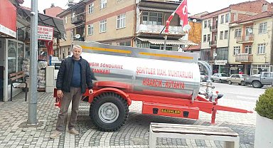 Kendi imkanları ile yangın söndürme tankeri satın aldılar