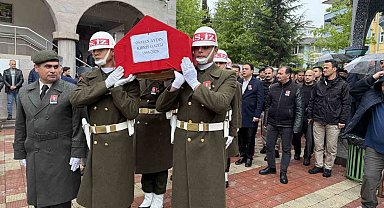 Kıbrıs gazisi son yolculuğuna uğurlandı
