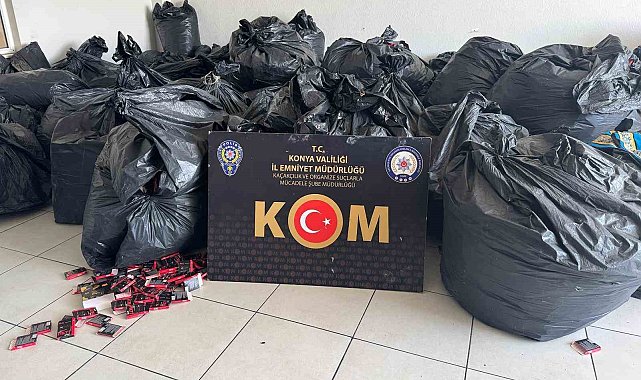 Konya'da 20 milyon liralık cinsel içerikli ürün operasyonu: 1 gözaltı