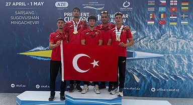Köyceğizli kanocu Yıldırım, Azerbaycan'dan 3 madalya ile döndü