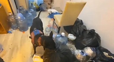 Kuşadası'nda 22 kilogram uyuşturucu ele geçirildi