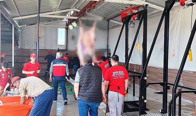 Kütahya'da geçici kurban kesim yerlerine yönelik denetimler sürüyor