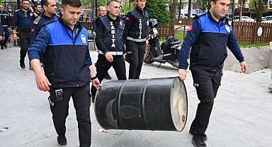 Manisa'da kaldırım işgallerine sıkı denetim