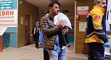 Merdivenlerden yuvarlanan 1 yaşındaki bebek yaralandı