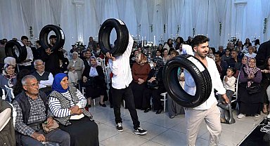 Mersin'de damada lastik ve motor yağı taktılar
