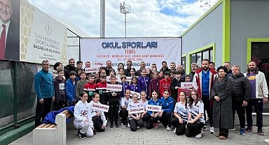 Okul Sporları Tenis Grup Birinciliği Müsabakaları Çaycuma'da başladı