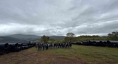 Orhaneli'de 13 bin 500 dekarlık alana modern sulama yatırımı