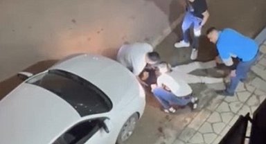 Osmaniye'de silahlı saldırı kamerada: 2 kişi yaralandı