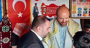 "Fenerbahçe taraftarı Bilal Erdoğan'a Aydın'da madalyalı sarı kanarya sürprizi