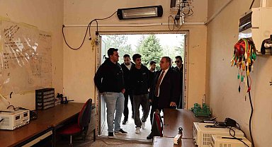Rektör Prof. Dr. Altun öğrenci ziyaretlerini sürdürüyor