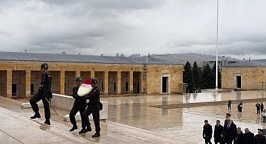 Rusya'nın Ankara Büyükelçisi Vershinin'den Anıtkabir'e ziyaret