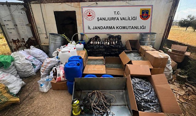 Sahte alkol üretim deposuna operasyon: 1 gözaltı
