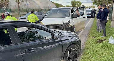Samsun'da 4 araçlı zincirleme kaza: 2 yaralı