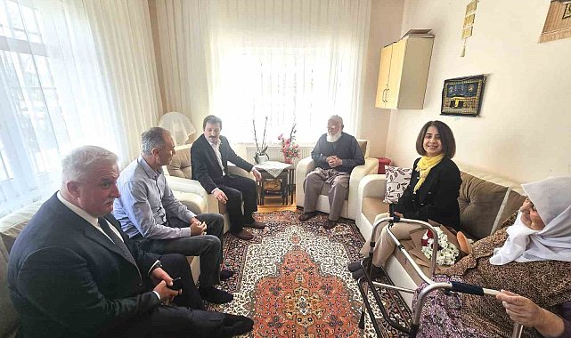 Şehit annesine duygulandıran Anneler Günü ziyareti