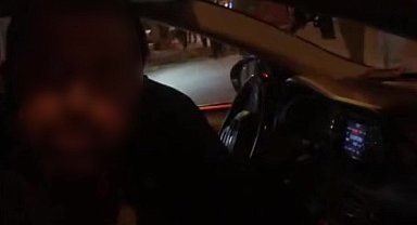 Taksiciden motosikletliye, "10 dakikaya gel buraya" tehdidi