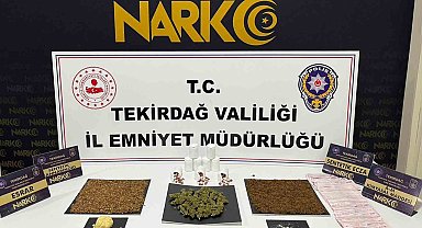 Tekirdağ'da uyuşturucuya geçit yok: 114 operasyonda 133 şüpheliye işlem