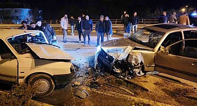 Ters istikametteki alkollü sürücü kazaya yol açtı: 6 yaralı