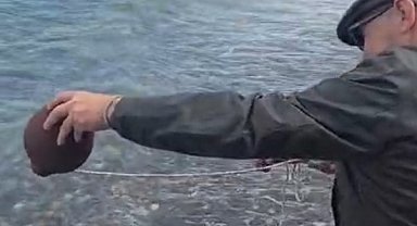 Testilerle taşınan Akdeniz suyu Ege'ye döküldü