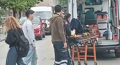 Ticari araç ile motosiklet çarpıştı: 1 yaralı