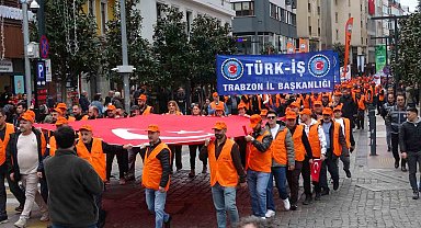 Trabzon'da 1 Mayıs İşçi Bayramı coşkusu