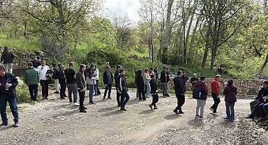 Yeşillikler beldesi Tut ilçesinde doğa yürüyüşü