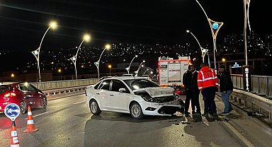 Yolda gördükleri kazaya anında müdahale eden A Takımı ikinci felaketi önledi