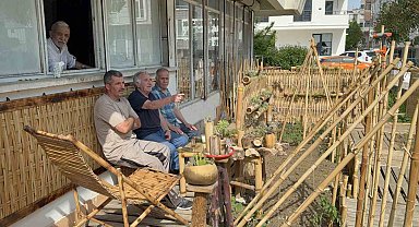 27 yıllık sağlıkçı bambuyu sanat eserlerine dönüştürüyor