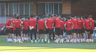 A Milli Futbol Takımı, Paraguay maçı hazırlıklarını tamamladı