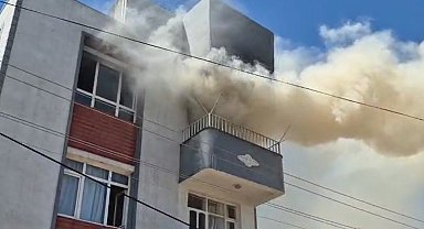 Adıyaman'da ev yangınında 1 kişi dumandan etkilendi