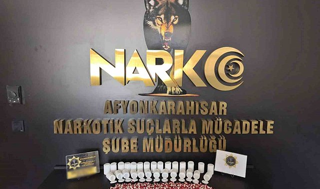 Afyonkarahisar'da uyuşturucu operasyonu: 1 şüpheli tutuklandı