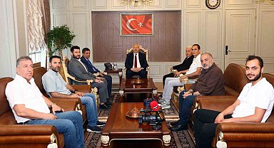 AGAD yönetiminden Vali Abdullah Küçük'e hayırlı olsun ziyareti