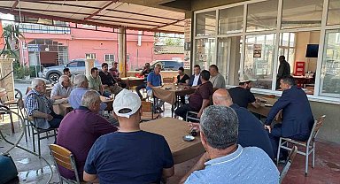 AK Parti İl Başkanı Subaşıoğlu, Sarayköy'de buğday hasadı yaptı