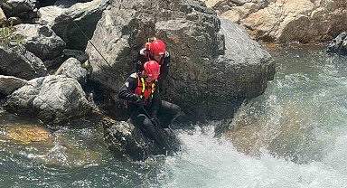 Akıntıya kapılarak kaybolan şahsı arama çalışmaları 11'inci gününde sürüyor
