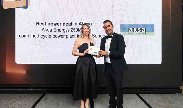 Aksa Enerji EMEA Finance'ten 'En İyi Enerji Finansmanı' alanında iki ödül aldı