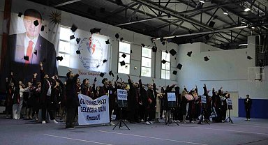 Alaçam MYO'da mezuniyet coşkusu