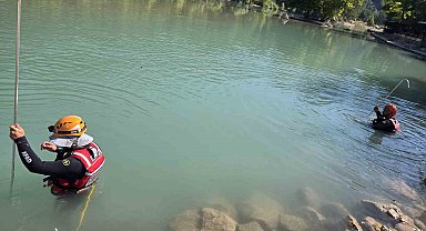 Alara Çayı'nda kaybolan genci arama çalışmaları 4. gününde devam ediyor