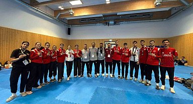 Almanya'da milli taekwondocular zirvede