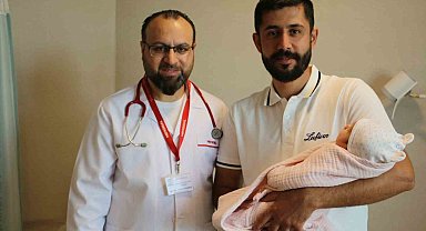 Anne karnında yaşama şansı düşük denilen bebek, Diyarbakır'da sağlığına kavuştu