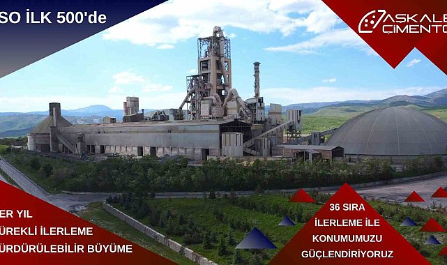 Aşkale Çimento rekor tazeledi: İSO 500'de 36 basamak yukarı çıktı