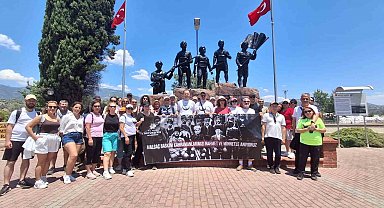 Aydın'da Malgaç Baskını'nın yıl dönümünde anlamlı yürüyüş