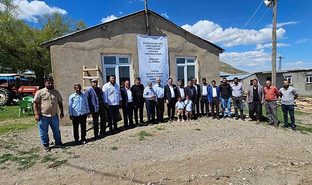 Aydınlar'da taziye evi ve caminin temeli dualarla atıldı