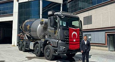 Aydınlı işadamından Solo Türk'e beton mikserli teşekkür