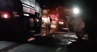 Ayvalık'ta fıstık çamı arazisinde çıkan yangın ormana sıçradı