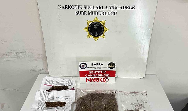 Bafra'da narkotik operasyonu: Uyuşturucu ticareti yaparken yakalandı